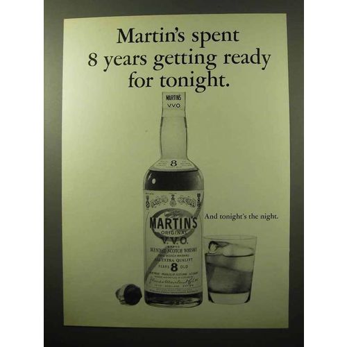 1964 Martin's Scotch Ad - Tonight's the Night