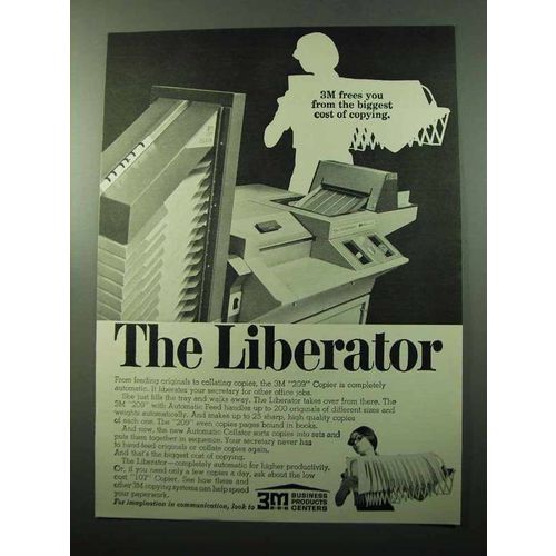 1969 3M 209 Copier Ad - Liberator