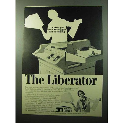 1969 3M 209 Copier Ad - The Liberator