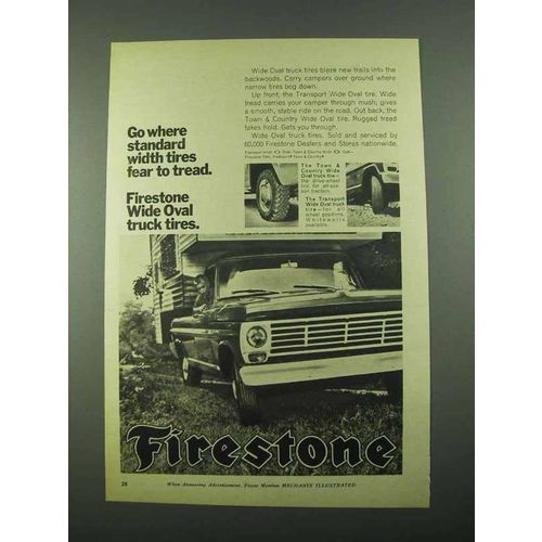 1969 Firestone Tire Ad - Town & Country