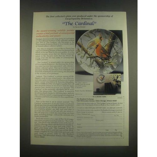 1985 Bradford Exchange Ad - The Cardinal Plate