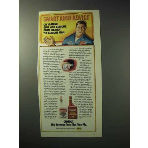 1986 Pennzoil Gumout Carburetor Cleaner Ad