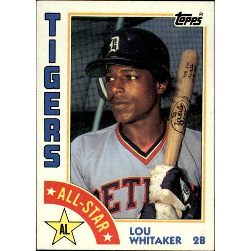 1984 Topps Lou Whitaker All Star #398