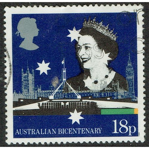 1988 Bicentenary of Australian Settlement 18p Multicoloured SG1397 FU