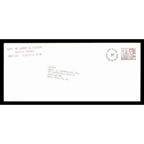 Canada #EN92a Postal Sta Centennial Overprint USED 1969