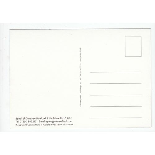 Spittal of Glenshee Hotel Perthshire Postcard A93