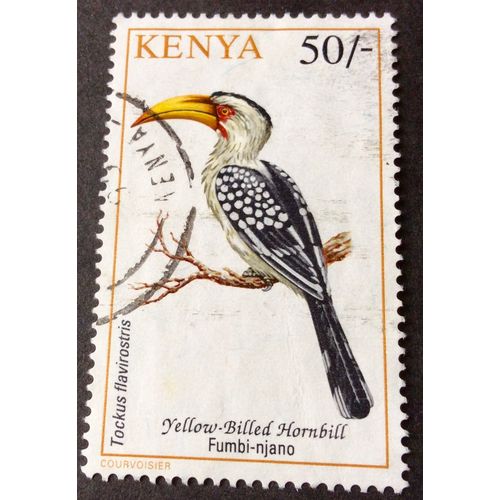 1993. Birds. SG 601. 50s. Yellow-billed Hornbill. Fine used