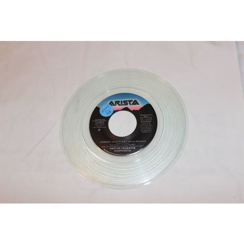 Aretha Franklin Color Vinyl Promo 45-JUMPIN' JACK FLASHx2 STEREO