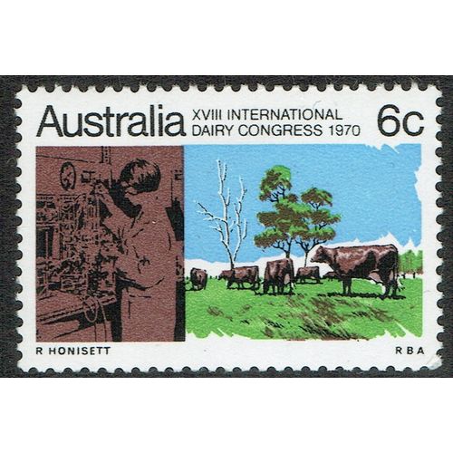 Australia 1970 18th International Dairy Congress 6c Multicoloured SG474 UM
