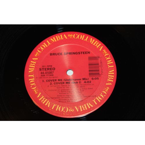 Bruce Springsteen 12" Single with Original Cover-COVER MEx4 STEREO