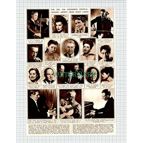 (X22) Edinburgh International Festival of Music & Drama - 1948 Clip