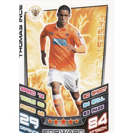 Match Attax Championship 2012/2013 34 Thomas Ince Blackpool