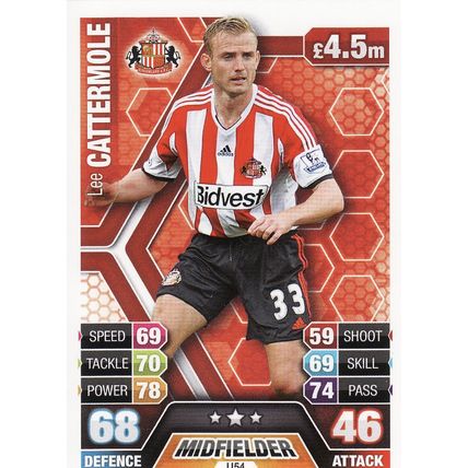 Match Attax 2013/2014 Extra U54 Lee Cattermole Sunderland