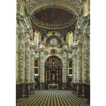 Granada La Cartuja Sacristia Spain Postcard unused VGC