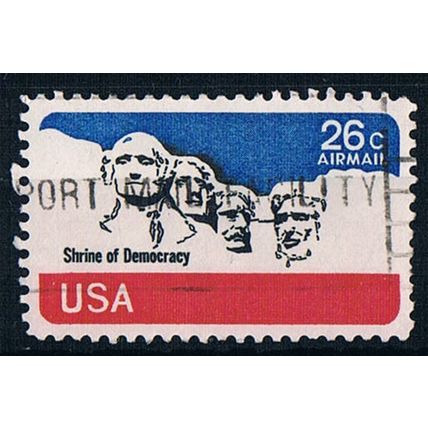 USA 1974 SGA1522 usa54 Mt Rushmore National Memorial 26c Used Stamp
