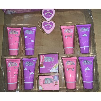 New Kids Glitter Fairies Castle Bath Gift Set *damaged Box/packaging