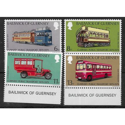 GUE 1979 U/M (SET) 'PUBLIC TRANSPORT' (4v) (EBID78-753)