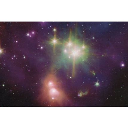 Corona Australis Star Cluster Constellation Coronet Astronomy Postcard