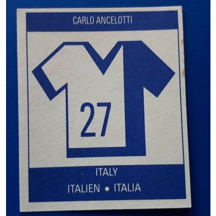 Carlo Ancelotti Italy #27 Orbis 1990 WORLD CUP
