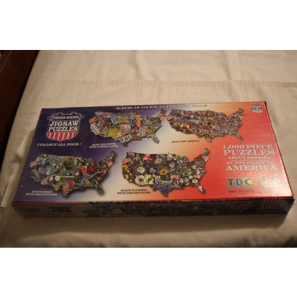 ROAD TRIP AMERICA 1000 SHAPED PUZZLE SEALED