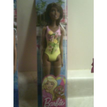 Barbie doll beach wear Brunette new