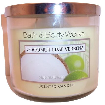Bath & Body Works 3 wick 14.5 oz Candle Coconut Lime Verbena