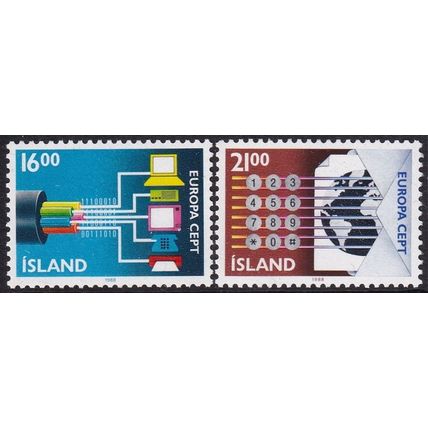 Iceland 1988 SG 711-2 UMM - Europa/CEPT (G-244-03)