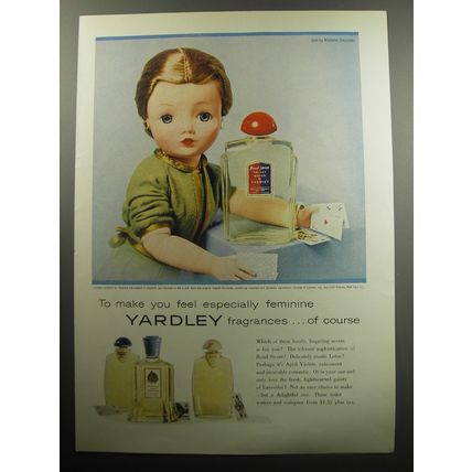 1957 Yardley Perfume Advertisement - Doll by Madame Alexander