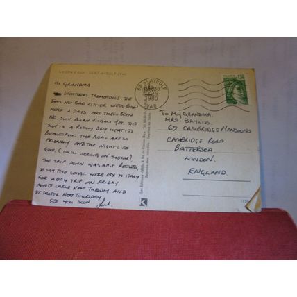 multiview, ST. AYGULF, COTE D' AZUR, FRANCE used postcard 1980 pm =