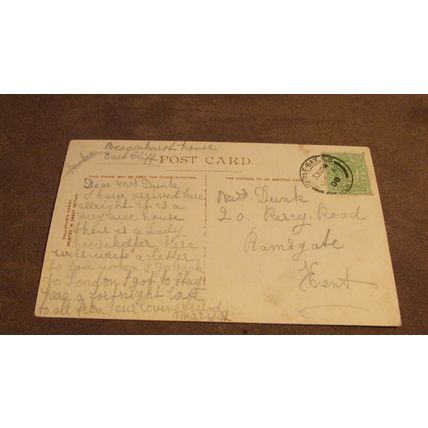 1908 fr Valentines series Postcard - East Esplanade, Herne Bay - Kent