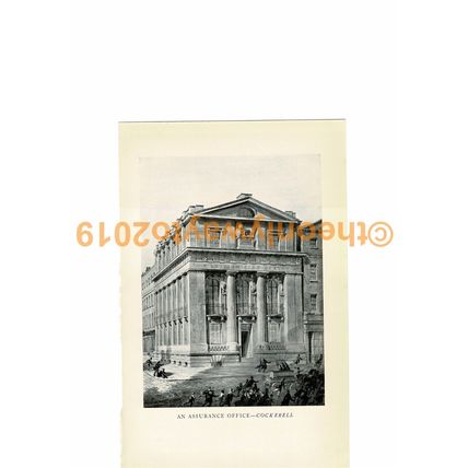 Assurance Office, Cockerell, Book Illustration (Print), 1934