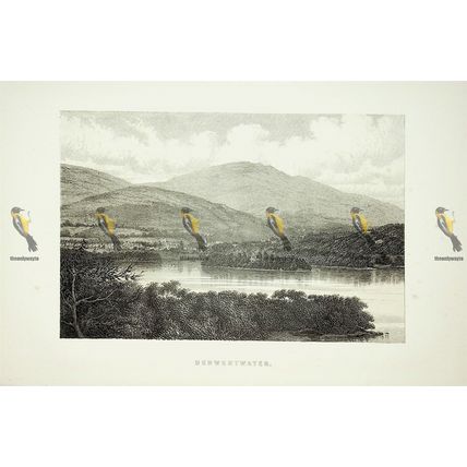 Derwentwater, Cumbria, England, Book Illustration (Print), 1895