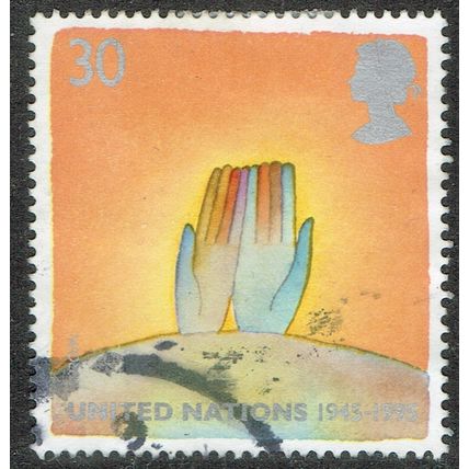 1995 Europa Peace and Freedom 30p Multicoloured SG1877 GU