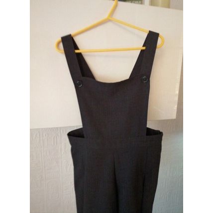 Girls School Grey Pinafore Shorts Jumpsuit Dress Age 6 By Tu BNWOT