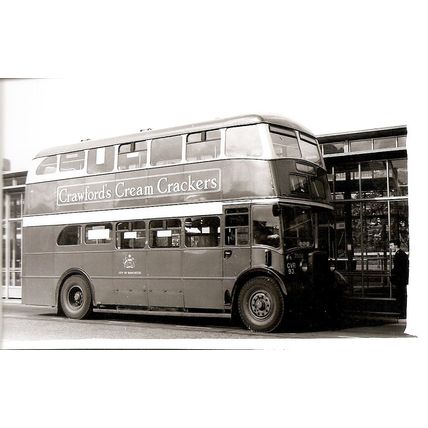 Black & White Photograph of Manchester Corporation Transport - GVR 93