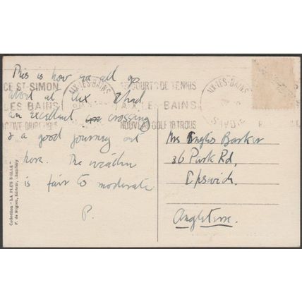 Les Porteurs, Aix-les-Bains, Savoie, 1908 - De Migieu CPA