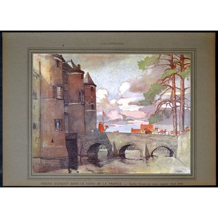 VISIONS OF THE ORIENT IN THE NORTH OF FRANCE 1915 Paul Jouve FRANCE WORLD WAR I