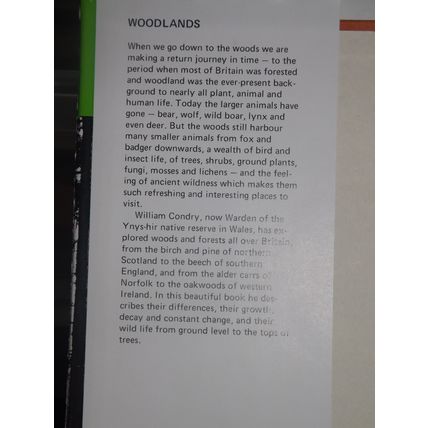 Woodlands (William Condry, 1975, H/B, GC, Readers Union)