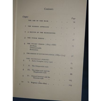 Old English Furniture: A Simple Guide (Hampden Gordon, H/B, 1948, GC, 1st Ed)