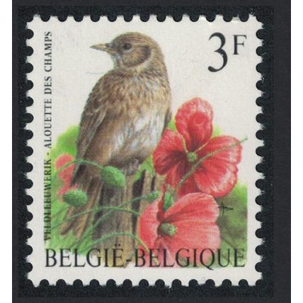 Belgium Eurasian Skylark Bird Buzin 'Alouette des champs' 3f 1997 MNH