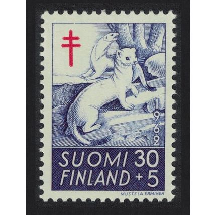 Finland Stoat. Wild Animal 1962 MNH SG#644 Sc#b165