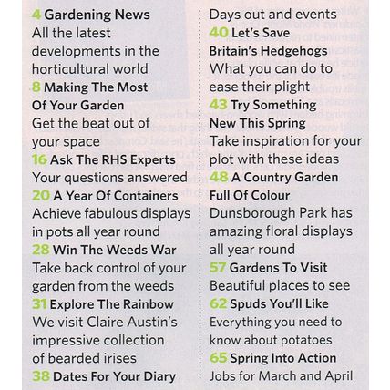 Woman's Weekly Gardening Magazine March 2018 Living Series
