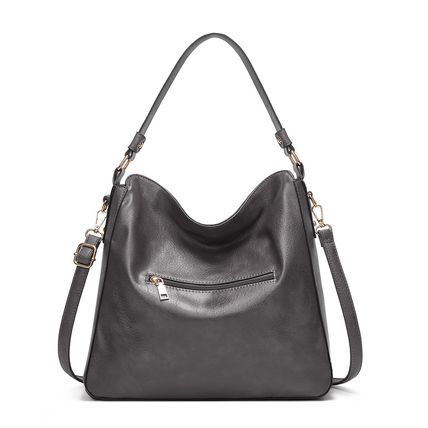Women Handbags Purse Ladies Boho Shoulder Bag Crossbody Purses Faux Leather Grey