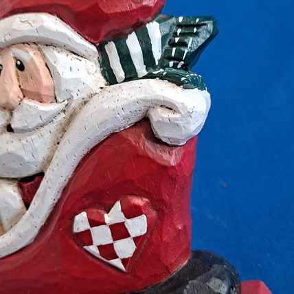 Midwest SANTA SLEIGH Christmas STOCKING HANGER Of Cannon Falls Mantel Holder