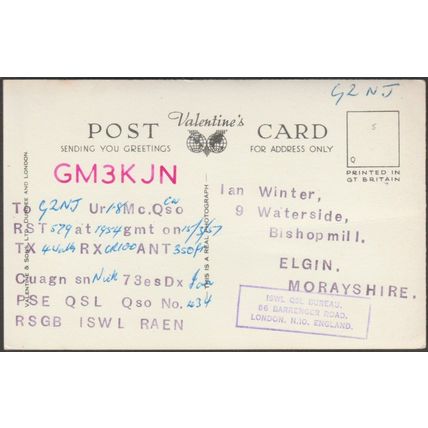 A Small Scotch from Elgin, Morayshire, 1957 - Valentine's RP Postcard