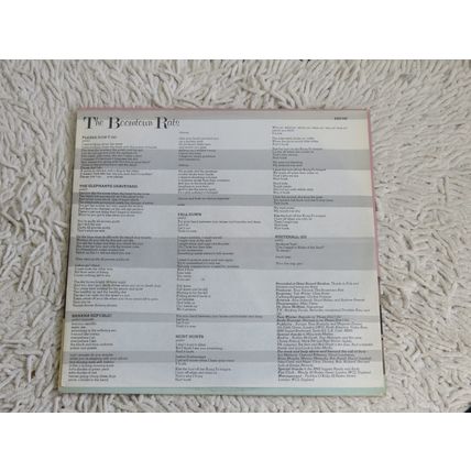 THE BOOMTOWN RATS, MONDO BONGO VINYL LP. WITH POSTERS