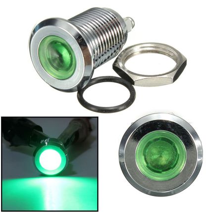 16mm Metal Indicator Dash Light Lamp Terminal Screw Panel Car Boat 12V-24V LED..