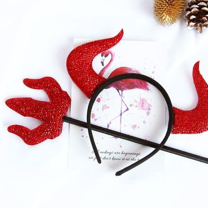2pcs Halloween Horn & Fork Headband Set – Spooky Costume Accessory for Halloween