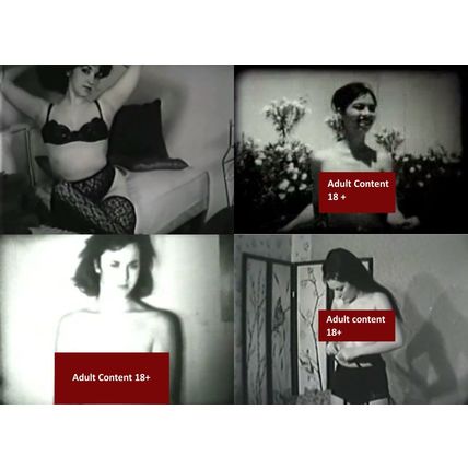 Vintage nude strippers of the 40s, 50s & 60s. 2hrs Digital Download Collection
