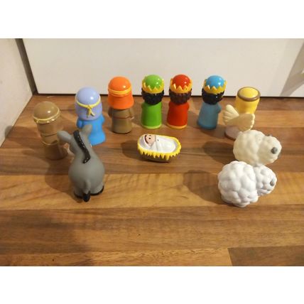 Early Learning Centre ELC Happy Land Christmas Nativity Figures toys set